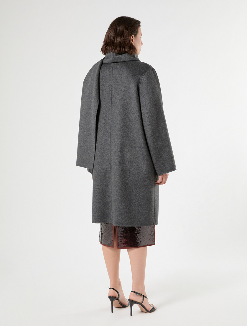 Cappotto in double di lana - ANTRACITE - Marina Rinaldi - 4