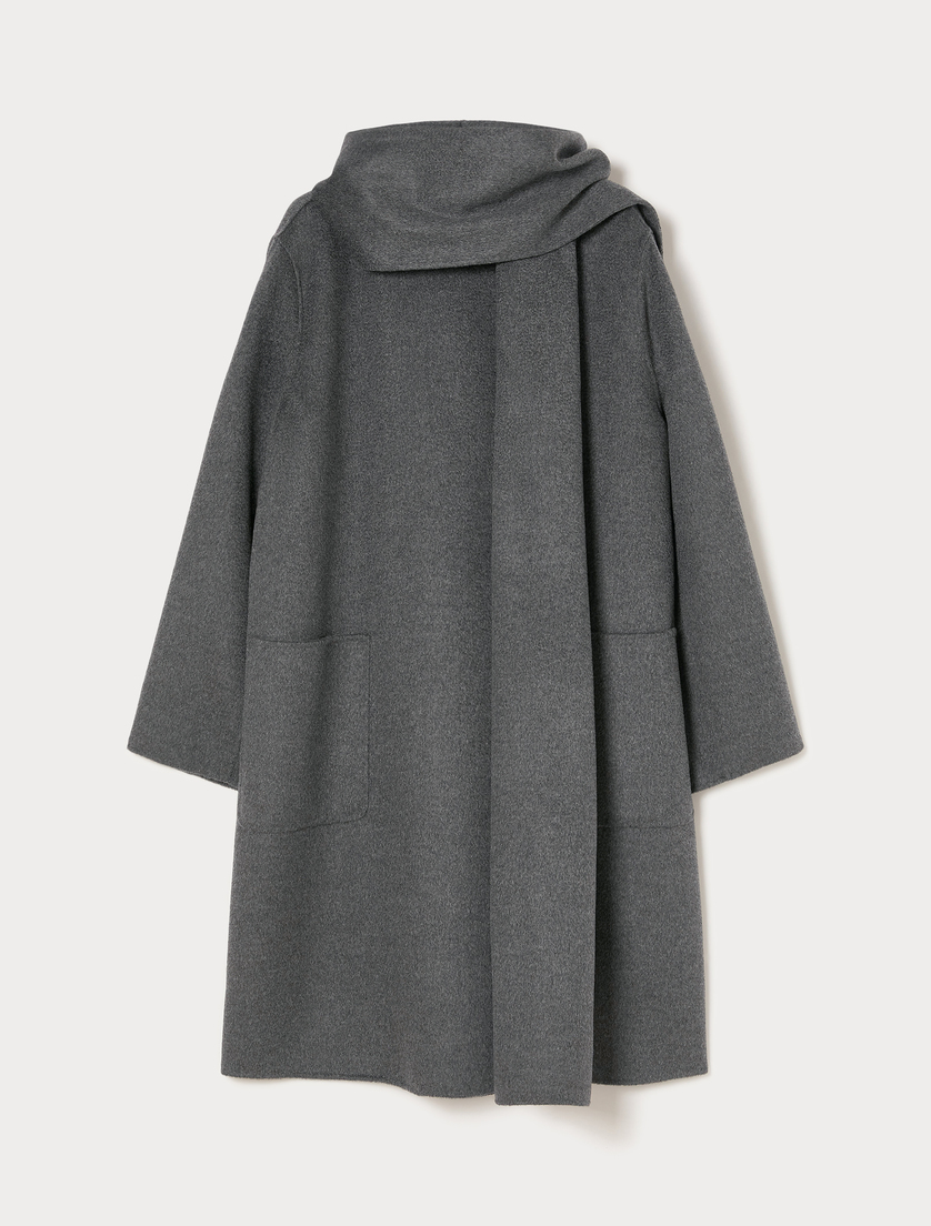 Cappotto in double di lana - ANTRACITE - Marina Rinaldi