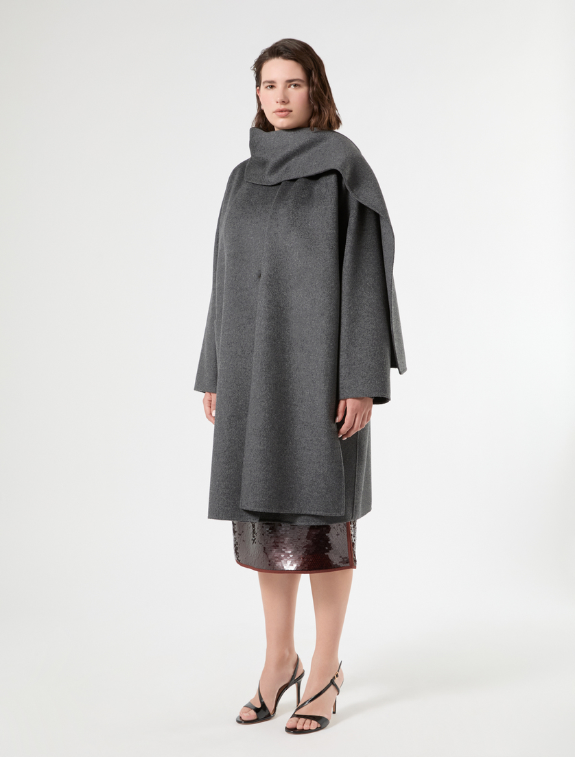Cappotto in double di lana - ANTRACITE - Marina Rinaldi - 3