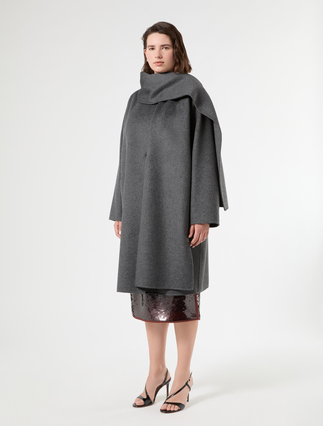 Cappotto in double di lana - ANTRACITE - Marina Rinaldi - 3