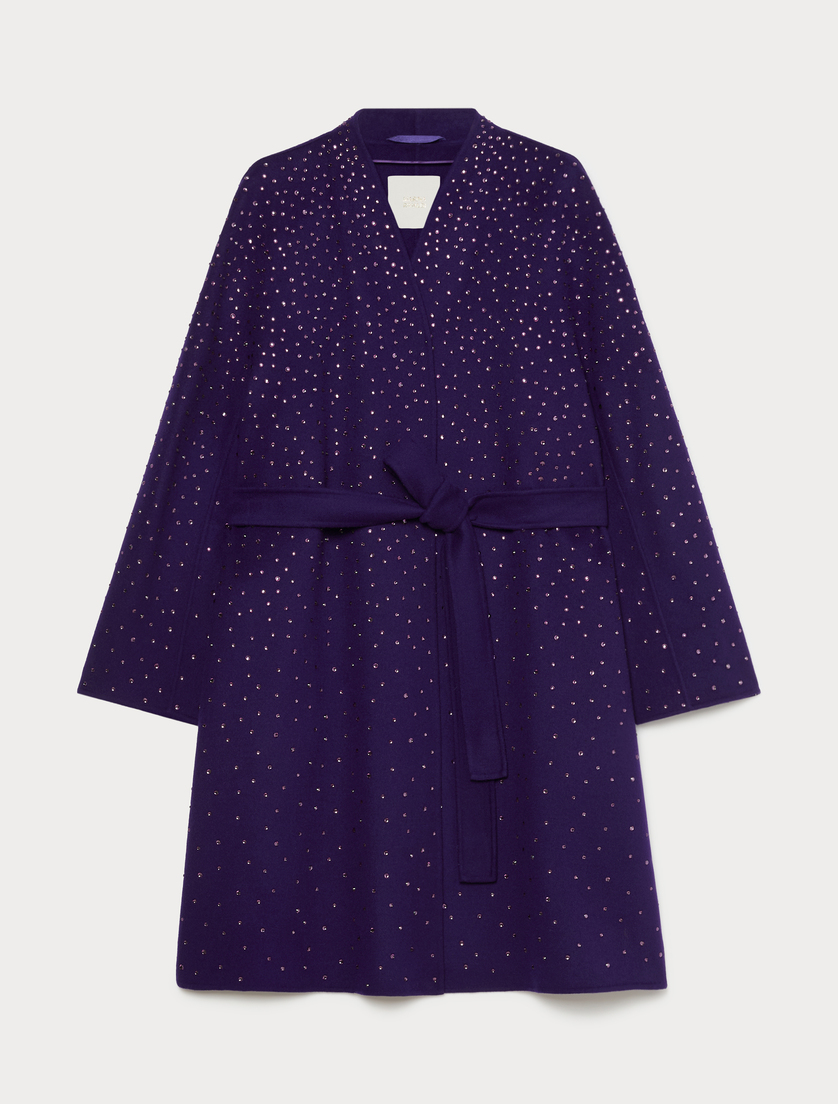 Manteau double en laine et cachemire - VIOLET - Marina Rinaldi