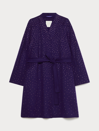 Manteau double en laine et cachemire - VIOLET - Marina Rinaldi - 1