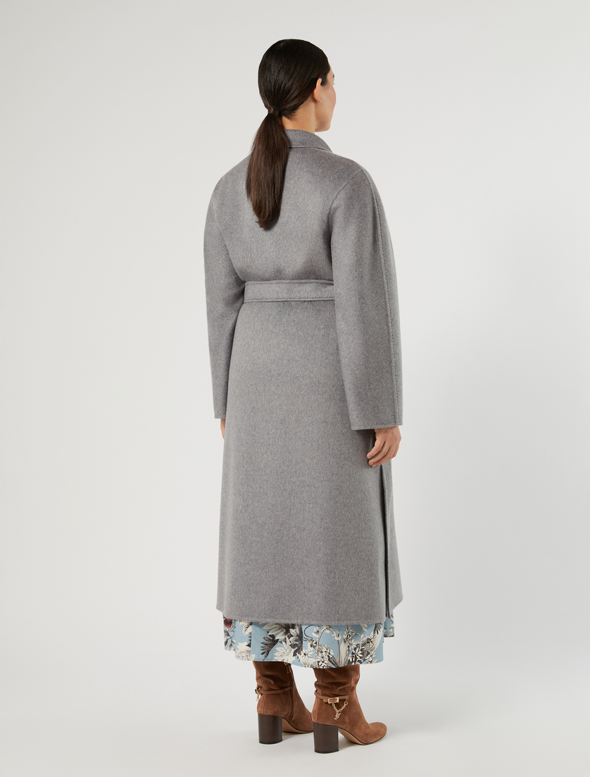 Double cashmere coat - LIGHT GREY - Marina Rinaldi - 4