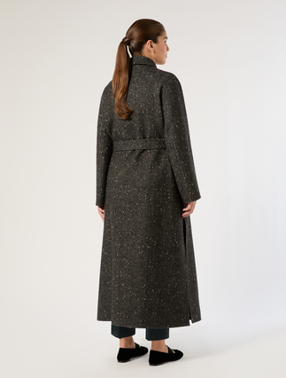 Reversible double cloth coat - BLACK WHITE - Marina Rinaldi - 4