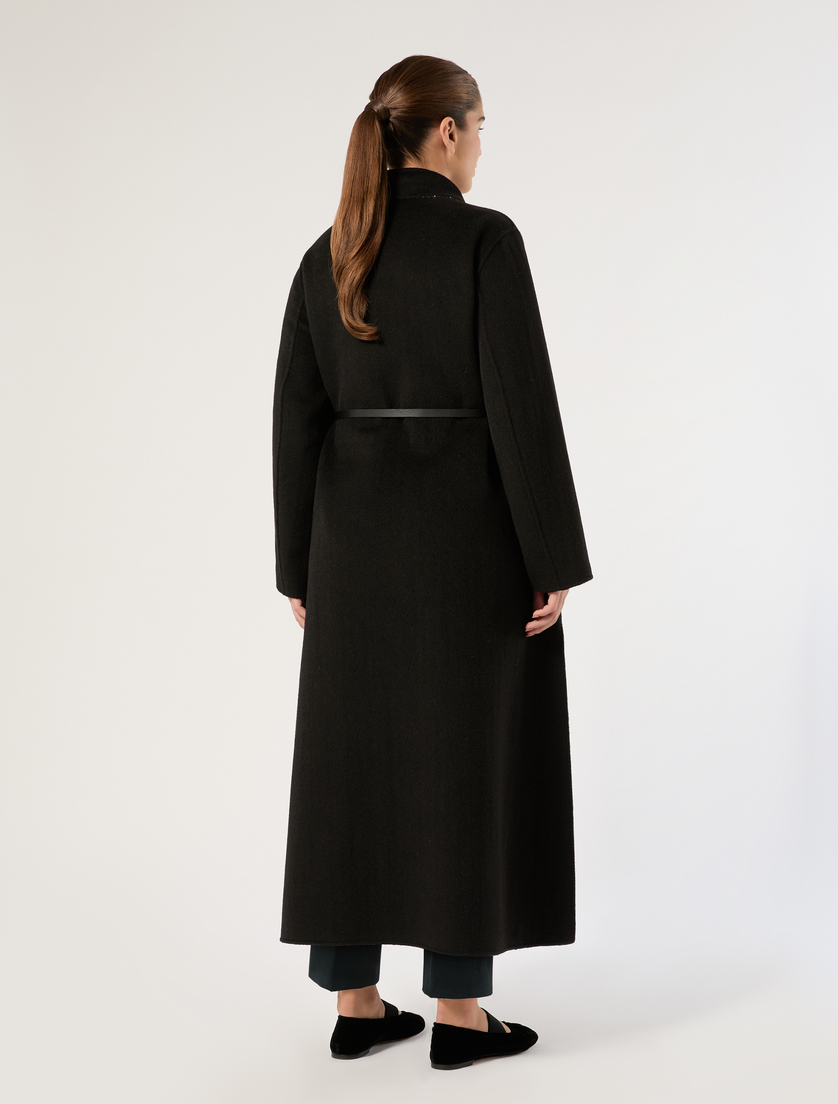 Reversible double cloth coat - BLACK WHITE - Marina Rinaldi - 6