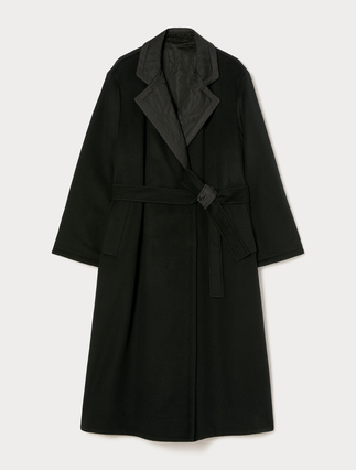 Reversible wool broadcloth coat - Marina Rinaldi