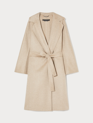 Double-sided pure cashmere coat - Marina Rinaldi