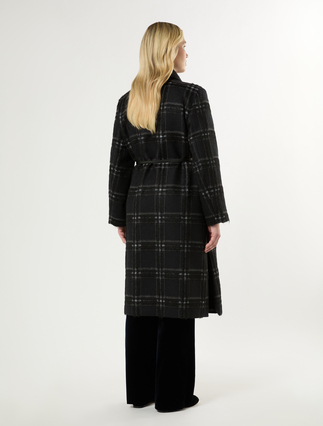 Jacquard coat - BLACK - Marina Rinaldi - 4