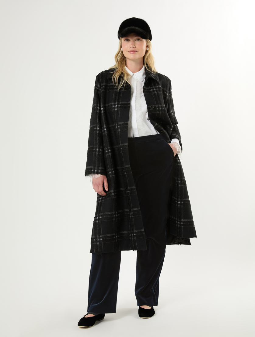 Jacquard coat - BLACK - Marina Rinaldi - 2
