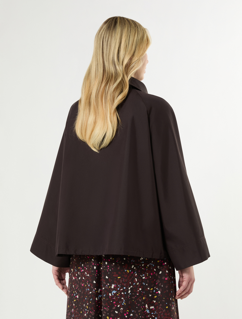 Water-repellent twill raincoat - BROWN - Marina Rinaldi - 4