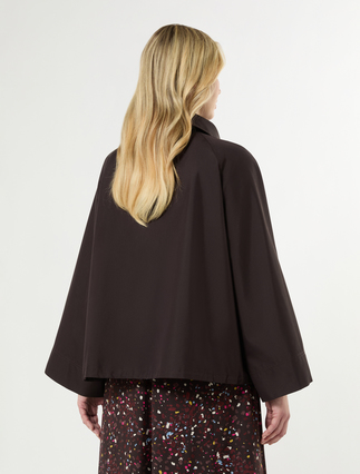 Water-repellent twill raincoat - BROWN - Marina Rinaldi - 4