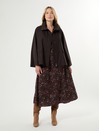 Water-repellent twill raincoat - Marina Rinaldi