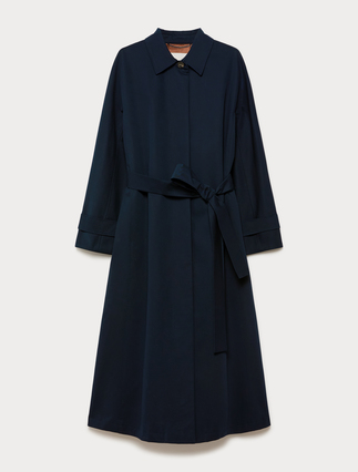 Cotton gabardine trench coat - Marina Rinaldi