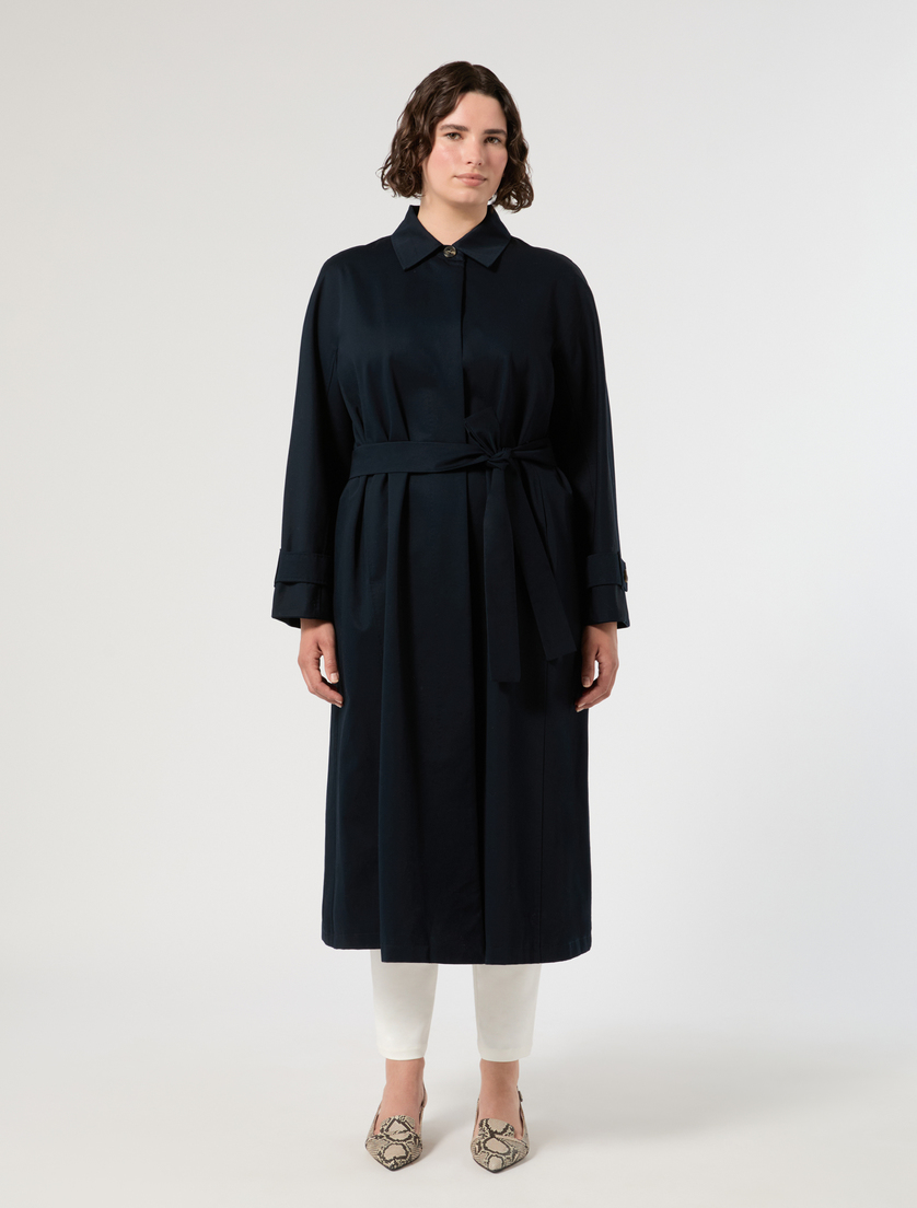 Trenchcoat aus Baumwollgabardine - ULTRAMARINE - Marina Rinaldi - 3