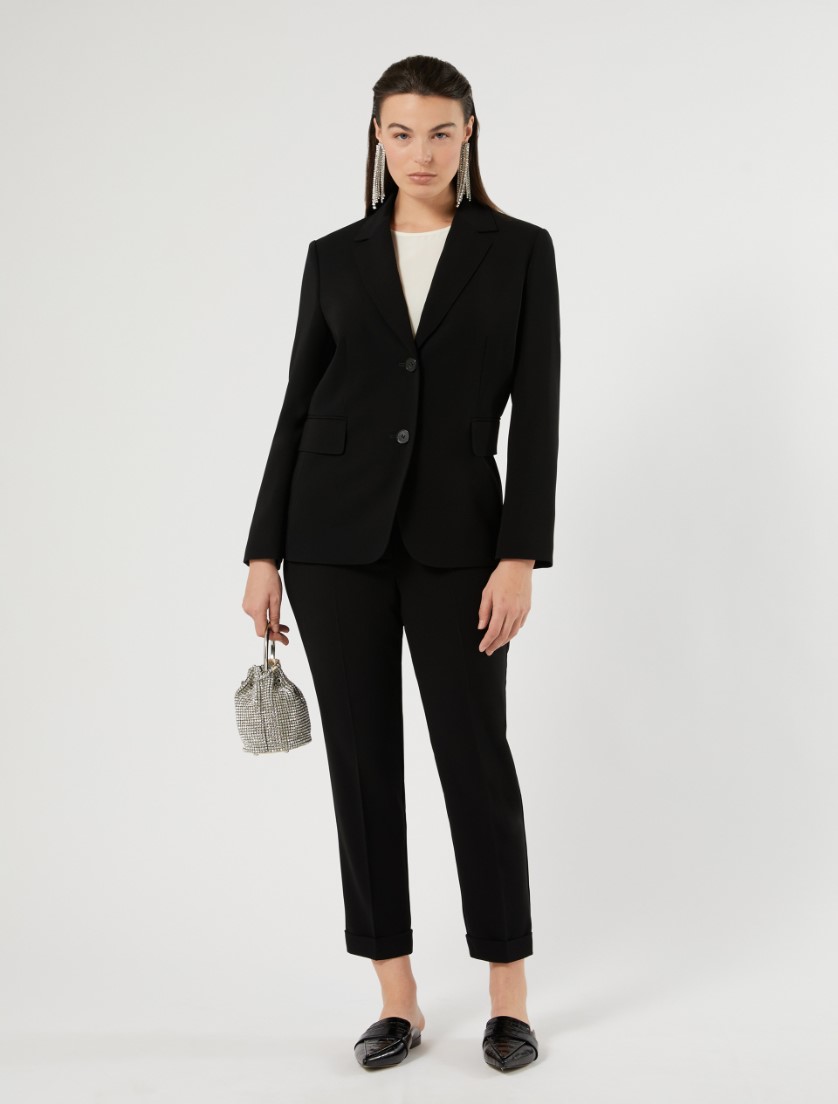 Einreihiger Blazer aus Cady - Marina Rinaldi