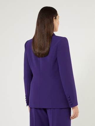 Giacca blazer doppiopetto in cady - VIOLA - Marina Rinaldi - 4