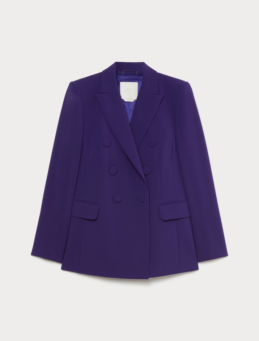 Giacca blazer doppiopetto in cady - VIOLA - Marina Rinaldi
