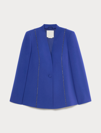 Rhinestone-adorned cady jacket - Marina Rinaldi