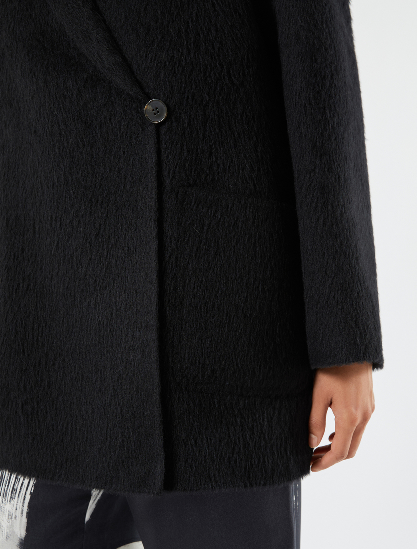 Double wool and alpaca coat - BLACK - Marina Rinaldi - 5
