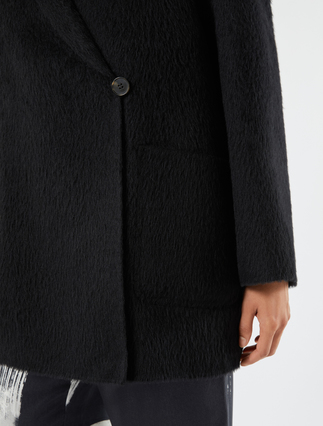 Double wool and alpaca coat - BLACK - Marina Rinaldi - 5