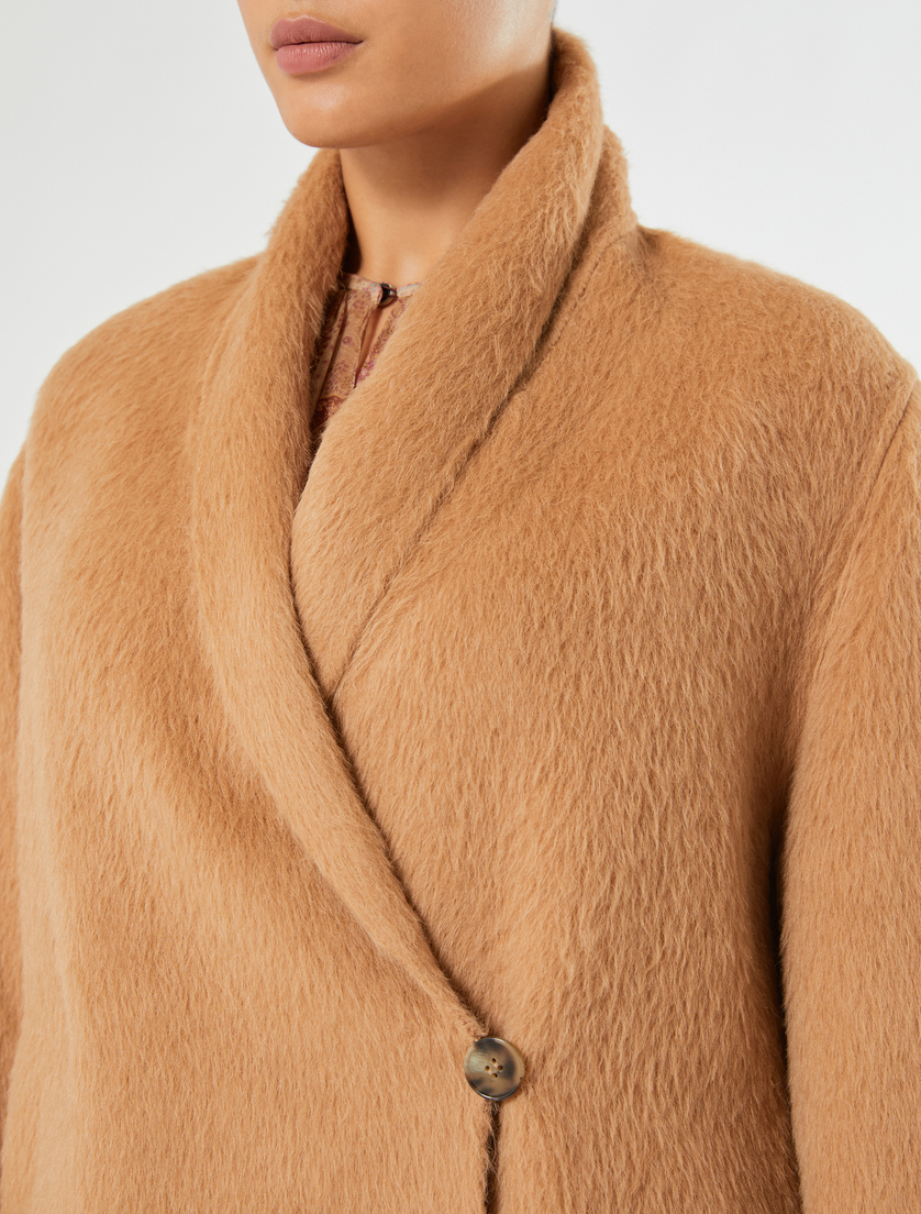 Double wool and alpaca coat - CAMEL - Marina Rinaldi - 5
