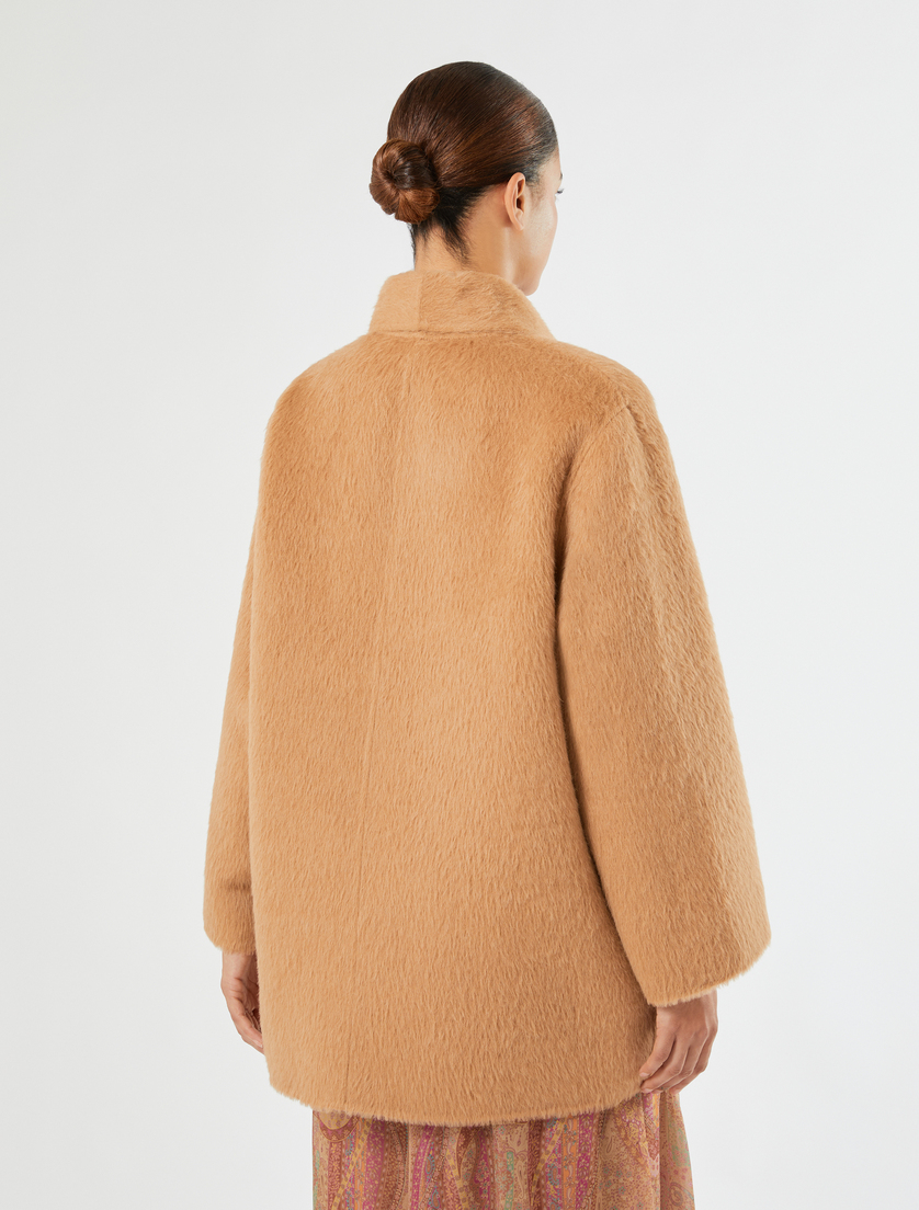 Double wool and alpaca coat - CAMEL - Marina Rinaldi - 4