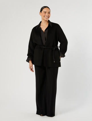 Pure double wool heavy jacket - Marina Rinaldi