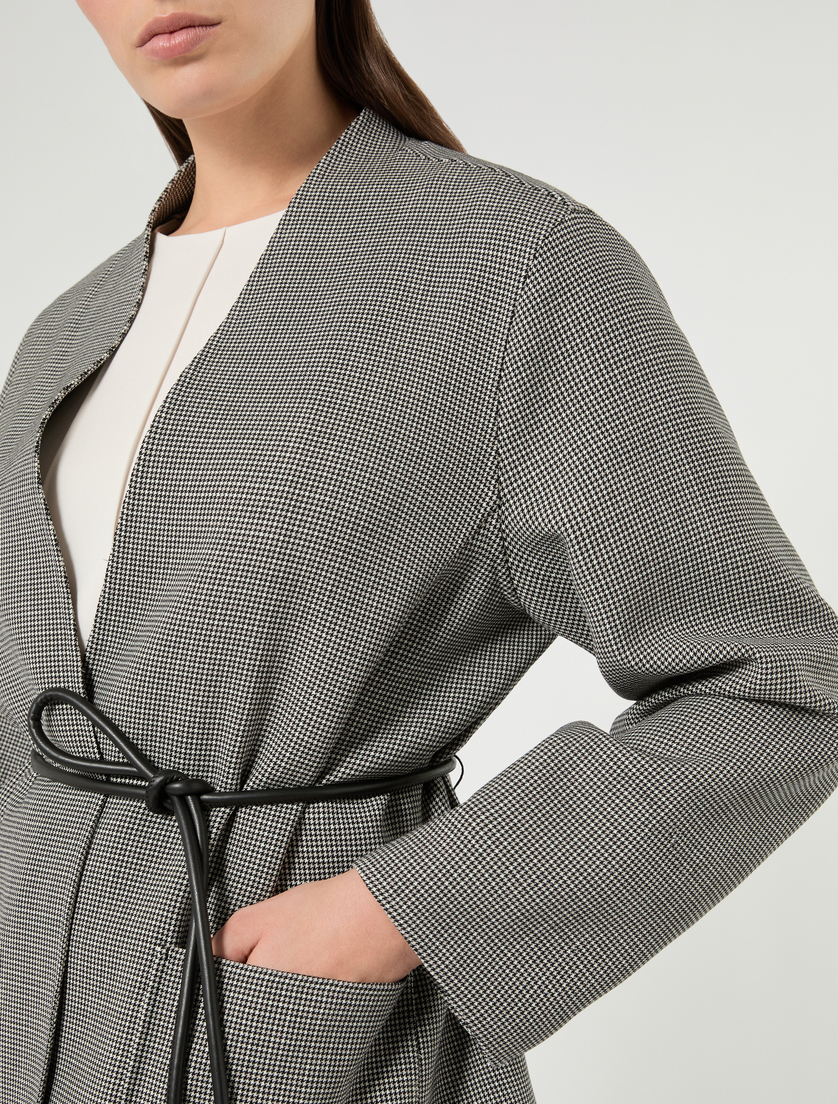 Veste en double de laine - BLANC NOIR - Marina Rinaldi - 5