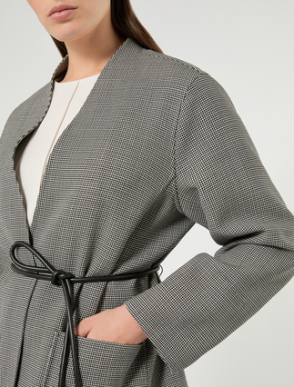 Veste en double de laine - BLANC NOIR - Marina Rinaldi - 5