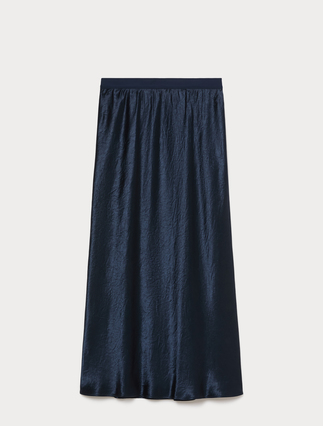 Gonna in envers satin - BLU NOTTE - Marina Rinaldi - 1
