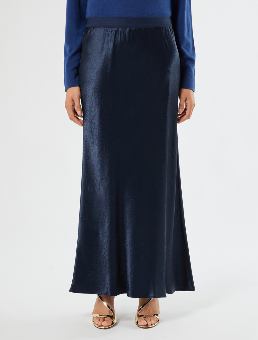 Gonna in envers satin - BLU NOTTE - Marina Rinaldi - 3