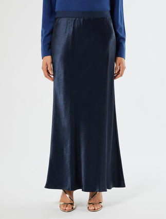 Gonna in envers satin - BLU NOTTE - Marina Rinaldi - 3
