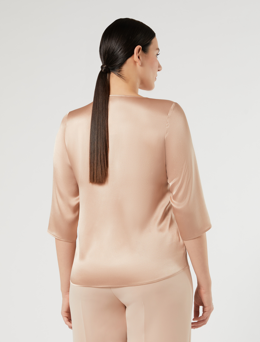 Satin blouse - SKIN - Marina Rinaldi - 4