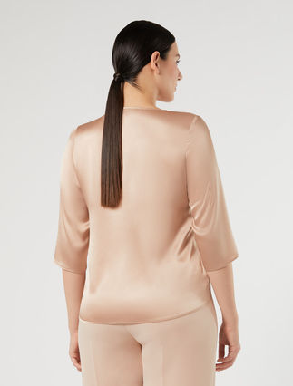Satin blouse - SKIN - Marina Rinaldi - 4
