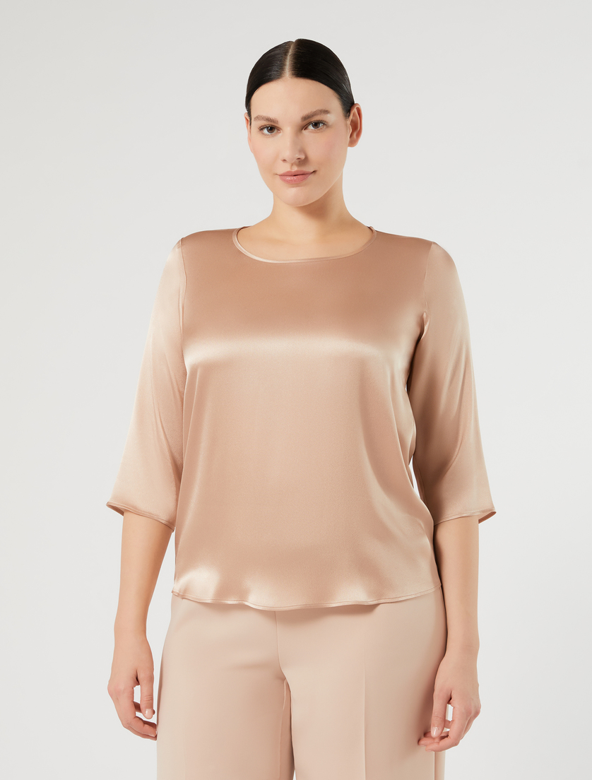 Satin blouse - SKIN - Marina Rinaldi - 3