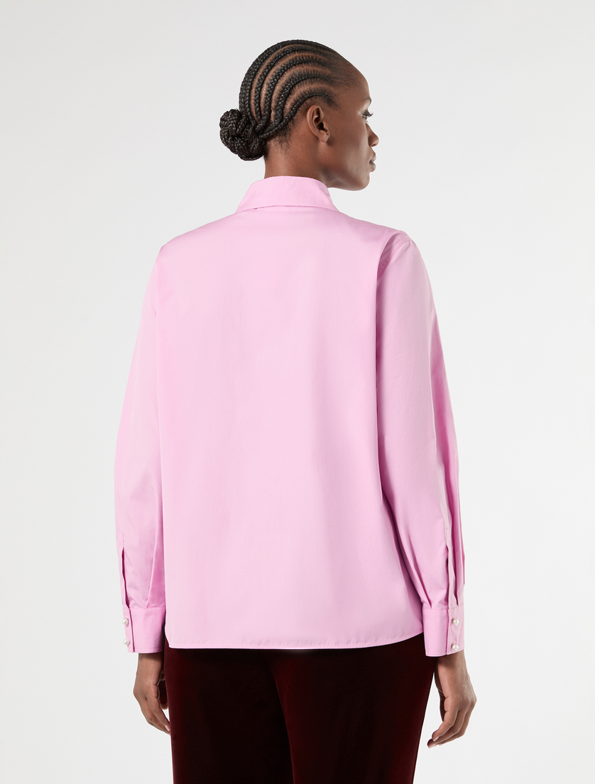 Cotton poplin shirt - PINK - Marina Rinaldi - 4