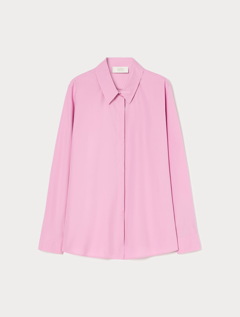 Cotton poplin shirt - PINK - Marina Rinaldi