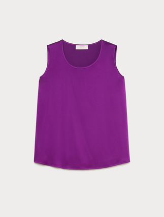 Top in crêpe envers satin - Marina Rinaldi