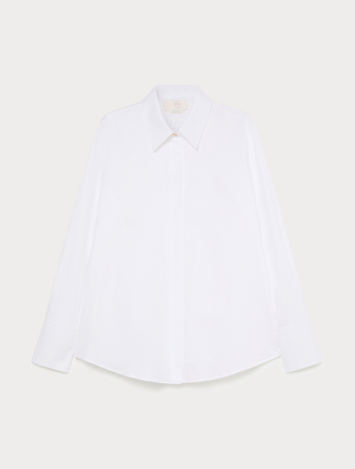 Jacquard poplin shirt - Marina Rinaldi