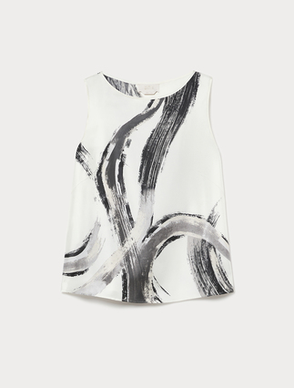 Silk twill top - Marina Rinaldi