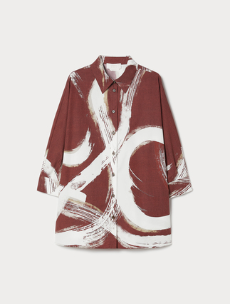 Cotton poplin shirt - Marina Rinaldi