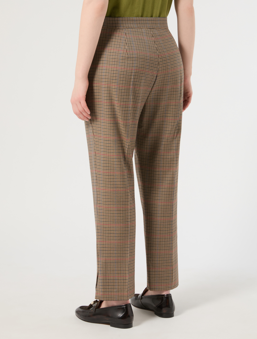 Wool twill trousers - CAMEL - Marina Rinaldi - 4