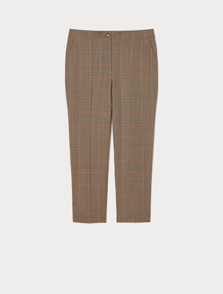Wool twill trousers - CAMEL - Marina Rinaldi - 1