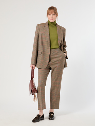 Wool twill trousers - CAMEL - Marina Rinaldi - 2