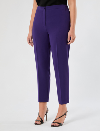 Pantaloni slim in cady - VIOLA - Marina Rinaldi - 3