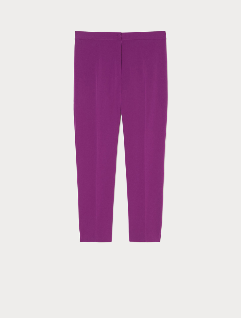 Pantaloni slim in cady - FUXIA VIOLA - Marina Rinaldi