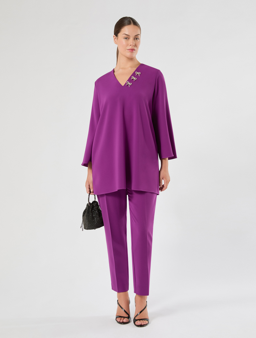 Pantaloni slim in cady - Marina Rinaldi