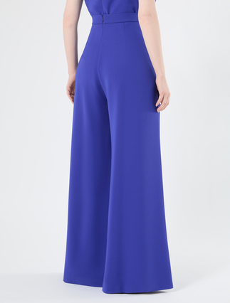 Cady palazzo trousers - CORNFLOWER BLUE - Marina Rinaldi - 4