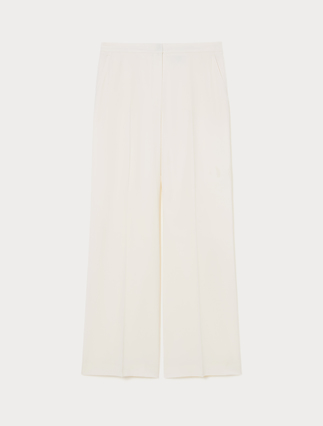 Wool trousers - IVORY - Marina Rinaldi - 1