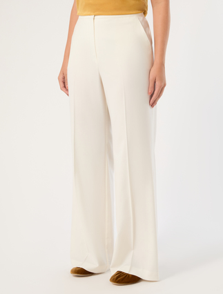 Wool trousers - IVORY